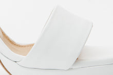 Load image into Gallery viewer, The Aksu White Leather Ankle Strap Women Sandal Final Sale!