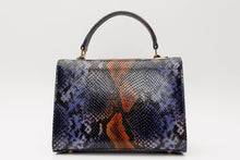 Load image into Gallery viewer, The Venezia Navy Blue Leather Handbag