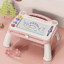 Load image into Gallery viewer, Magnetic 3-in-1 Drawing Board Toy, Draw, Write, Erase &amp; Repeat