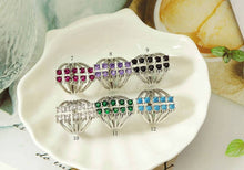 Load image into Gallery viewer, Colored CZ Ballon Ring, Sku#B144