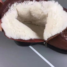 Load image into Gallery viewer, Soft Leather Fleece-Lined Warm Boots