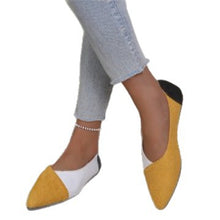 Load image into Gallery viewer, Women's Pointed-Toe Slip-On Flat Shoes | Breathable Fabric Everyday Flats
