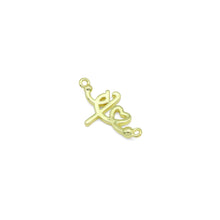 Load image into Gallery viewer, Slippy Gold Heart Fe Love Charm Pendant, Sku#LK1046