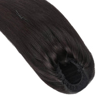 Load image into Gallery viewer, Raw Straight 100% Human Hair Ponytail Extension