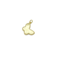 Load image into Gallery viewer, Pink Blue Pearl Butterfly Charm, Sku#LX459