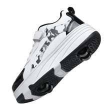 Load image into Gallery viewer, Kids Transforming Roller Skate Running Shoes – Boys &amp; Girls | Retractable Wheel Sneakers