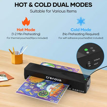 Load image into Gallery viewer, Crenova A4 Laminator – Hot &amp; Cold Modes, Compact Design
