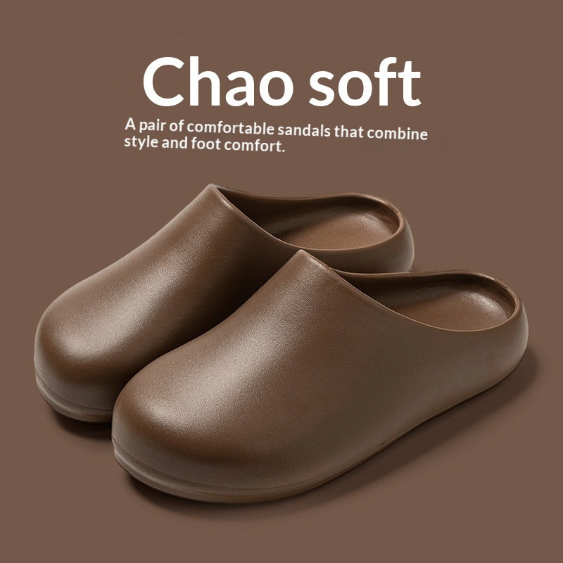EVA Closed-Toe Slippers – Non-Slip, Waterproof & Oil-Resistant Outdoor Footwear for Men & Women
