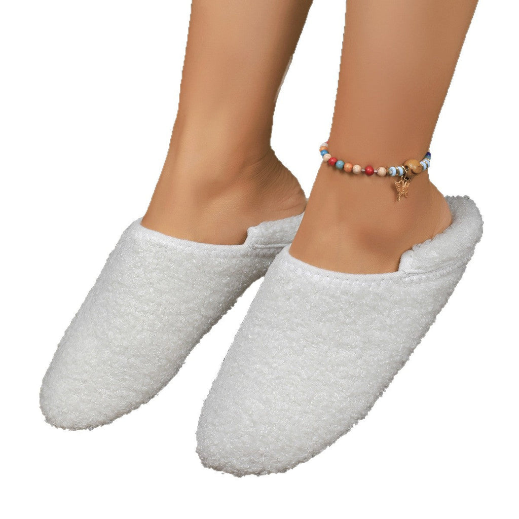 Fleece-Lined Warm Slippers