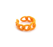 Load image into Gallery viewer, Colorful Enamel Chain Link Ring, Sku#X359