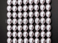 Load image into Gallery viewer, Gray Natural Mother of Pearl  Oval beads,12x15mm Pearl Olive