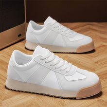 Load image into Gallery viewer, Retro Casual Sneakers - Thick Sole Square Toe Lace-Up Shoes