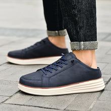 Load image into Gallery viewer, Men's Thermal Fleece-Lined Casual Lace-Up Shoes - Chunky Sole Winter Sneakers