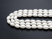 Load image into Gallery viewer, White MOP Rice Shape Beads, Sku#T64