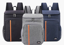 Load image into Gallery viewer, Oxford Cloth Insulated Backpack – Foldable Thermal Shoulder Bag for Lunch &amp; Delivery