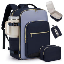 Load image into Gallery viewer, Travel Airline Carry-On Luggage Set With 3 Organizer Pouches