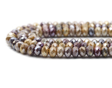 Load image into Gallery viewer, Mystic Genuine Mookaite Rondelle Faceted Beads, Sku#UA262
