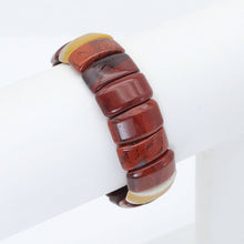 Load image into Gallery viewer, 11x20mm Curved Rectangle Stretchy Bracelet, Sku#U1994