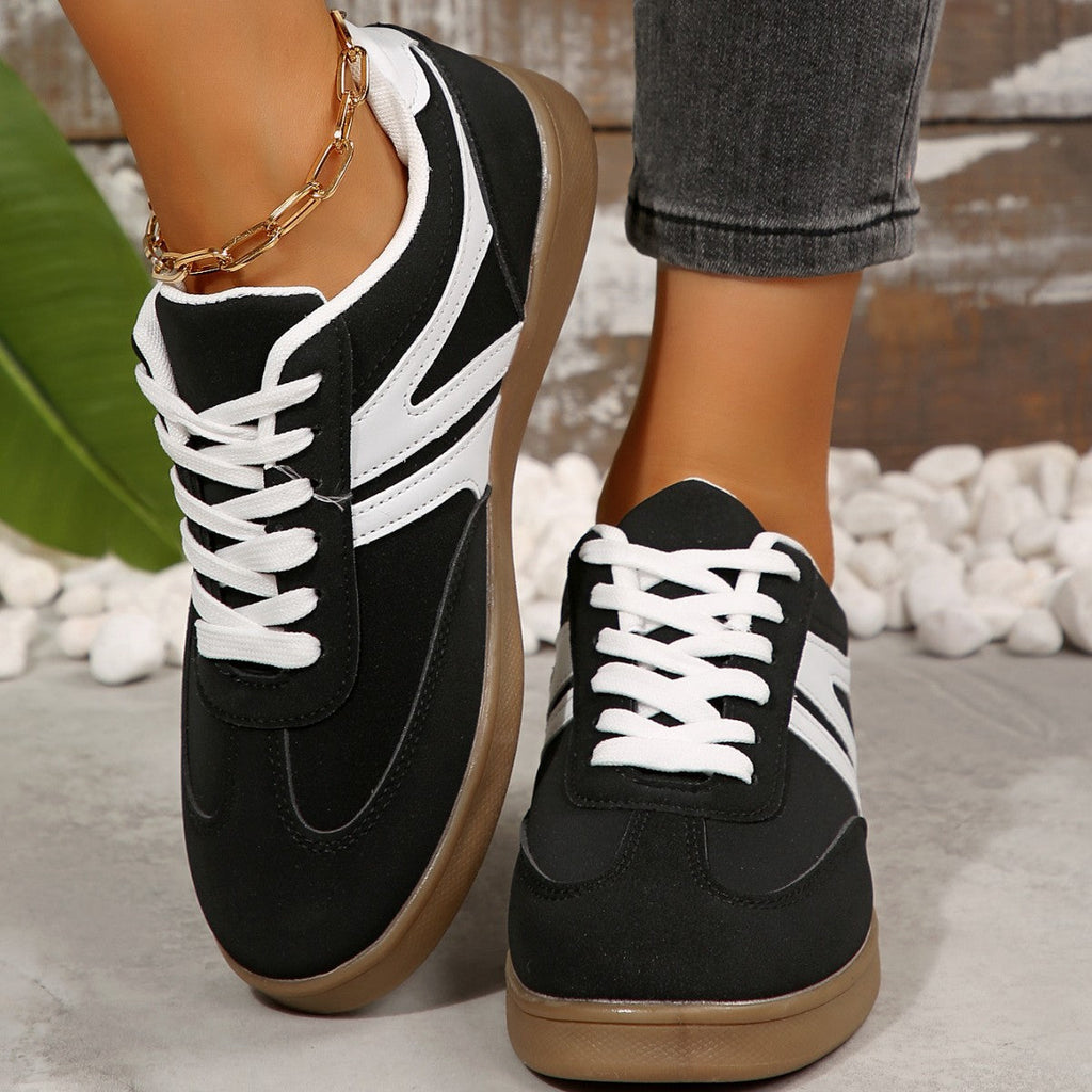 Women's Retro Round-Toe Running Flats