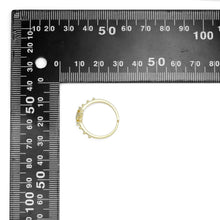 Load image into Gallery viewer, Clear Rhombus CZ Diamond Shaple Gold Adjustable Ring, Sku#LD579c