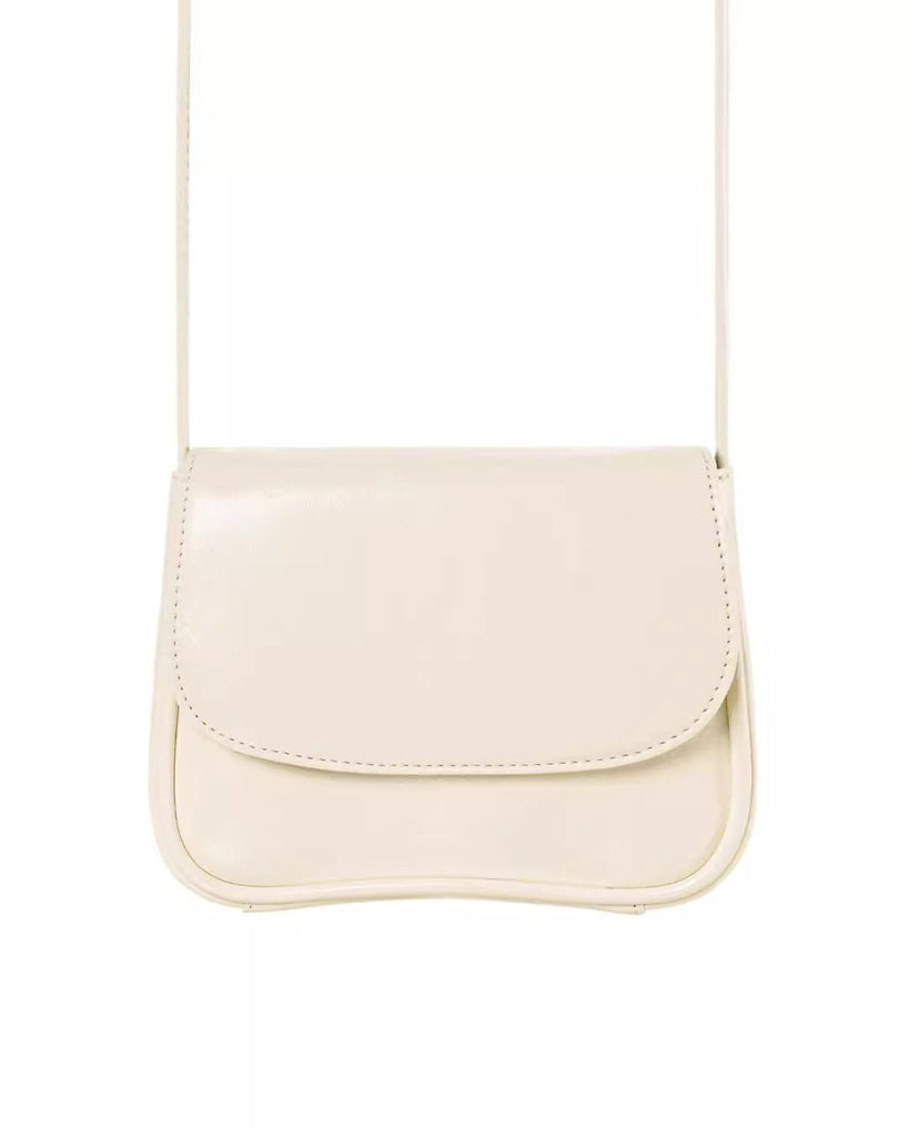 Retro Cookie-Shaped Crossbody Bag - Women's PU Leather Shoulder Bag | Sarah Express