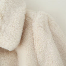 Load image into Gallery viewer, Lapel Women's Casual Slim-fit Solid Color Belt-effect Faux Fur Coat