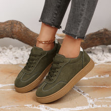 Load image into Gallery viewer, Women's Suede Casual Sneakers - Comfortable Lace-Up Sports Shoes