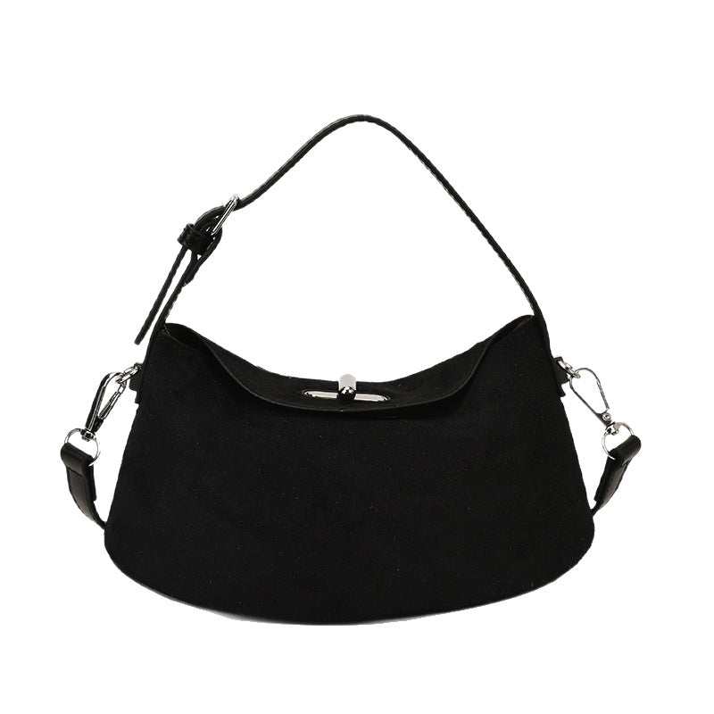 Women's Retro Dumpling Tote Shoulder Bag – PU Leather Handbag with Multiple Pockets