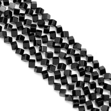 Load image into Gallery viewer, Smooth Diamond Shape Black Onyx Beads, Sku#Q42