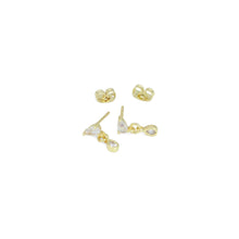Load image into Gallery viewer, Dainty Teardrop CZ Earrings, Sku#A371