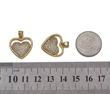 Load image into Gallery viewer, CZ Heart Charm, Sku#LK632