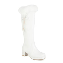 Load image into Gallery viewer, Women's Over-The-Knee Boots | Fleece-Lined Chunky Heel Winter Boots | Sarah Express