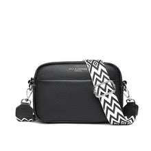 Load image into Gallery viewer, Rhombus Embroidered Crossbody Bag - Genuine Leather Small Square Shoulder Bag