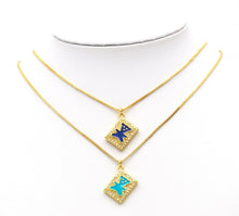 Load image into Gallery viewer, CZ Enamel Teddy Bear Charm, Sku#JL83