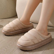 Load image into Gallery viewer, Plush Winter Slippers for Women &amp; Men - Warm Indoor House Shoes with Thick EVA Sole &amp; Non-Slip Grip
