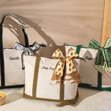 Load image into Gallery viewer, Embroidered Custom Souvenir Tote Bag
