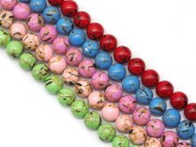 Load image into Gallery viewer, Golden Mother of Pearl Round Smooth Beads, Sku#U1323