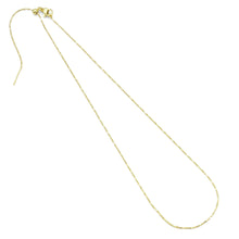 Load image into Gallery viewer, Dainty Gold Twisted thin Adjustable Necklace, Sku#LD487ld588