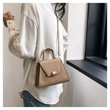 Load image into Gallery viewer, Women's PU Leather Crossbody Shoulder Bag – Casual Square Handbag with Adjustable Strap