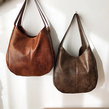 Load image into Gallery viewer, Women's Soft PU Leather Bucket Bag – Stylish Shoulder &amp; Tote Handbag