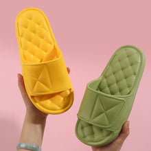 Load image into Gallery viewer, Women's Plaid EVA Slide Slippers | Lightweight Open-Toe Bathroom Sandals