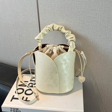 Load image into Gallery viewer, Women's Petal-Shaped Crossbody Bag - PU Leather Small Shoulder Bag with Adjustable Strap