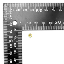 Load image into Gallery viewer, Matte Brushed Gold Donut Spacer Beads, Sku#A201