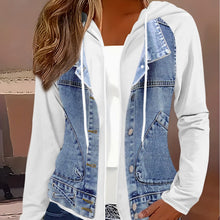 Load image into Gallery viewer, Womens Long-sleeve Hooded Jacket
