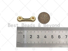 Load image into Gallery viewer, CZ Micro Pave Bracelet Bar Connector, LK227