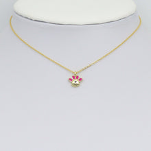 Load image into Gallery viewer, Hot Pink Enamel claw Charm Pendant, Sku#LK1081