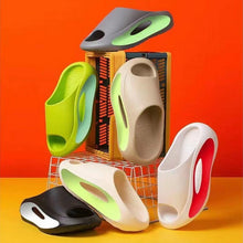 Load image into Gallery viewer, Peep Toe EVA Slippers – Unisex Hollow Sports Beach Slides