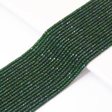 Load image into Gallery viewer, Green Goldstone Faceted Rondelle Beads, 2x3mm, Sku#U1634