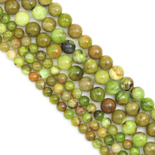 Load image into Gallery viewer, Genuine Green Opal Round Smooth Beads, Sku#U1896