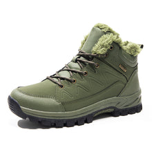 Load image into Gallery viewer, Men's Plus-Size High-Top Fleece-Lined Thermal Shoes | Warm Winter Cotton Sneakers